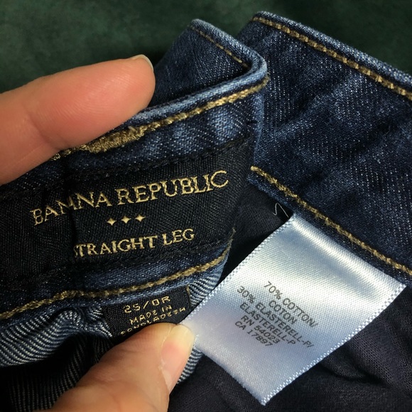 Banana Republic Straight Leg Skinny Jean 25/0 - Picture 4 of 6